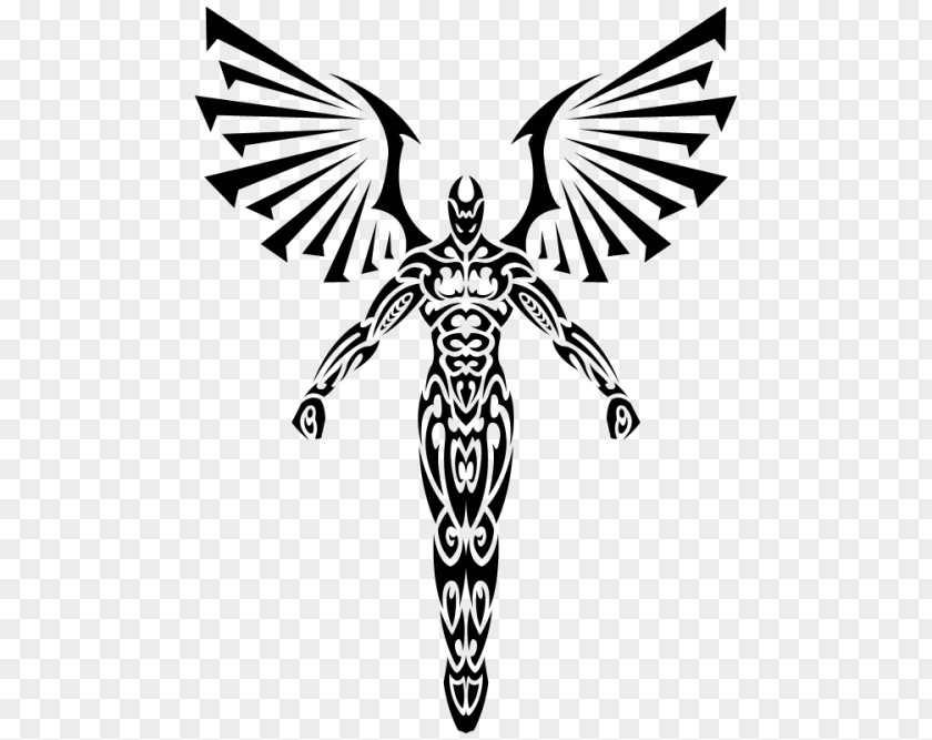 Tattoo Wings Fallen Angel Drawing Guardian PNG