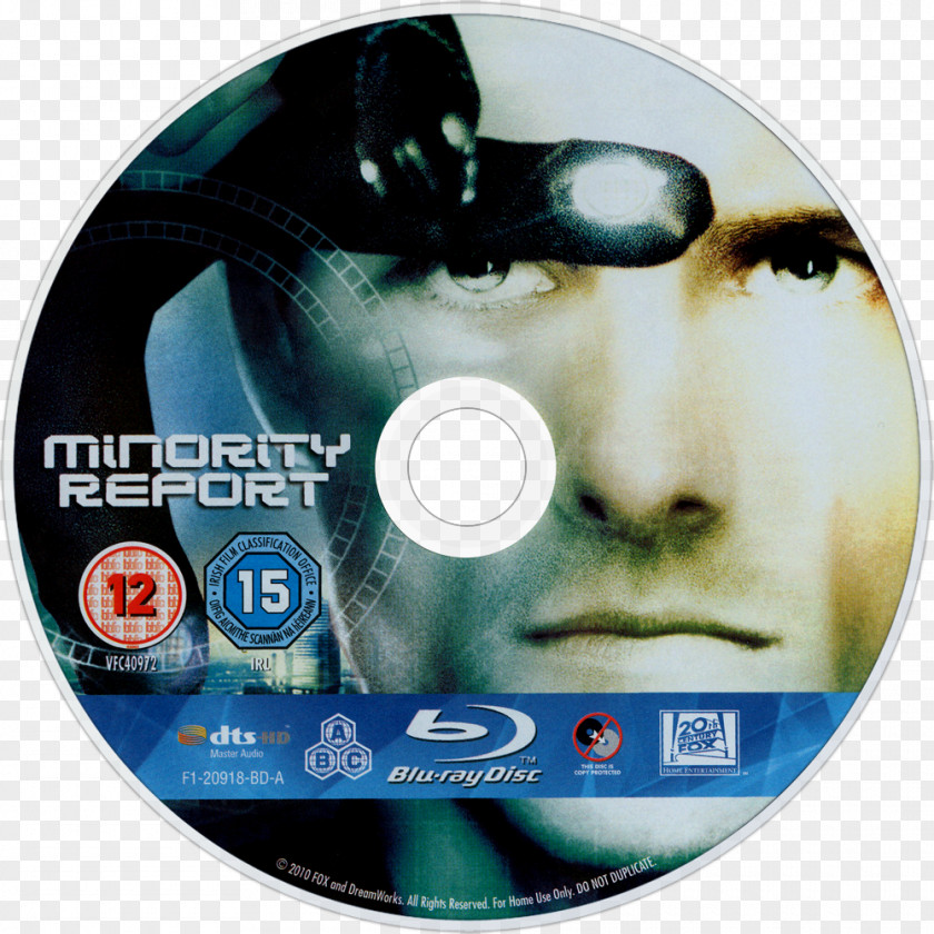 Youtube Blu-ray Disc Compact YouTube The Minority Report Film PNG