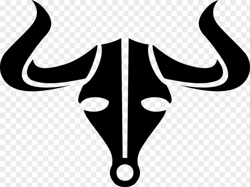 Black Bull Badge Texas Longhorn Clip Art PNG