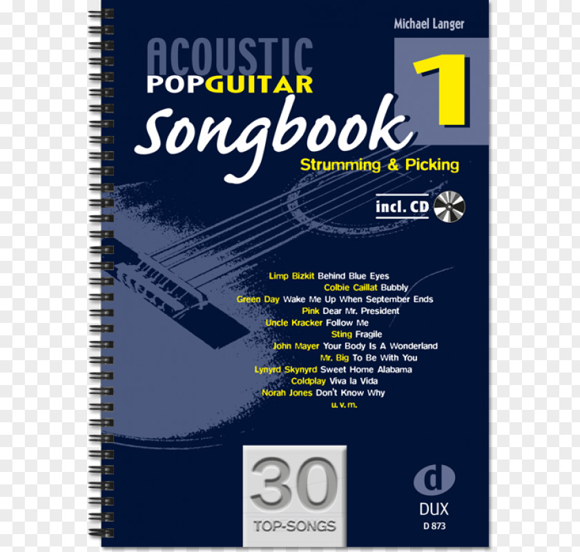 Easy/mediumGuitar Acoustic Pop Guitar Songbook 2 (mit CD): Strumming & Picking Guitar: Einführung In Die Welt Des Fingerstyle. Song Book Solos 3: Noten TAB PNG