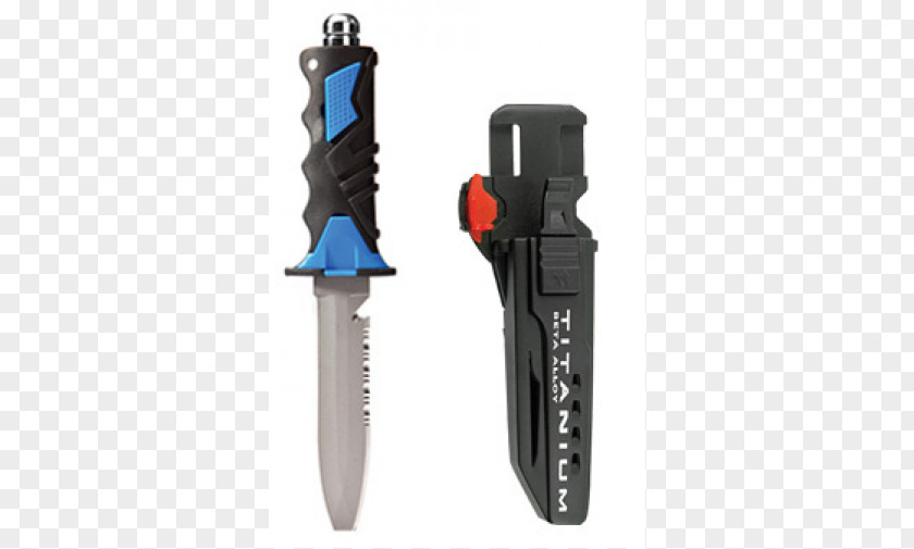 Knife Utility Knives Scuba Diving Titanium Underwater PNG