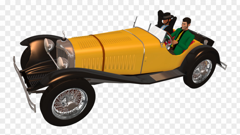 Lupin Fujiko Mine III TMS Entertainment Television Show Antique Car PNG