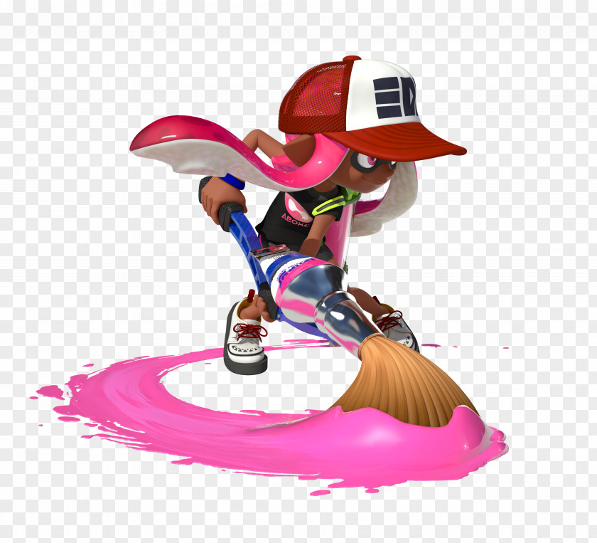 Nintendo Splatoon 2 Wii U Ink Brush Switch PNG