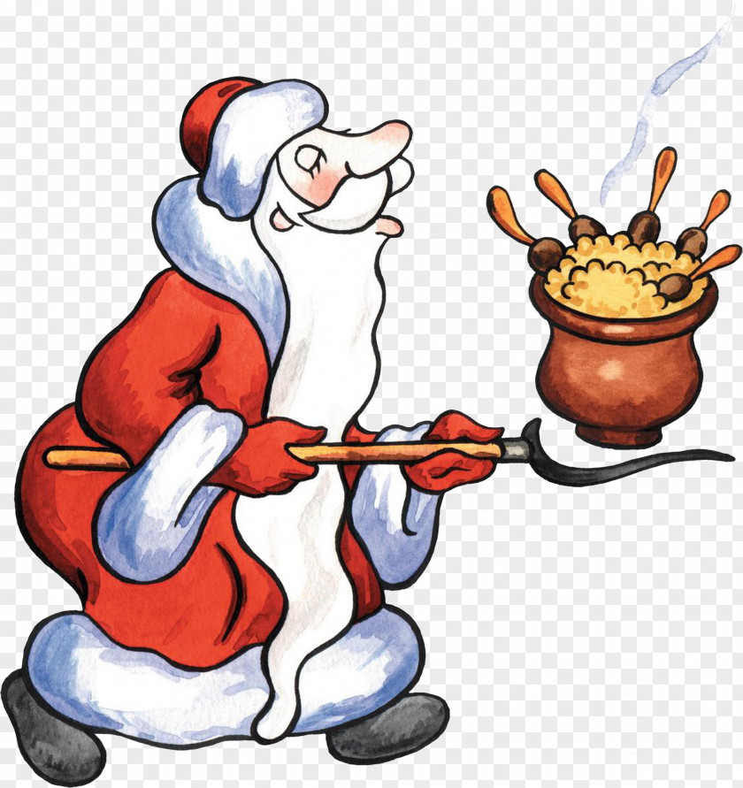 Santa Claus Ded Moroz Snegurochka Christmas Clip Art PNG