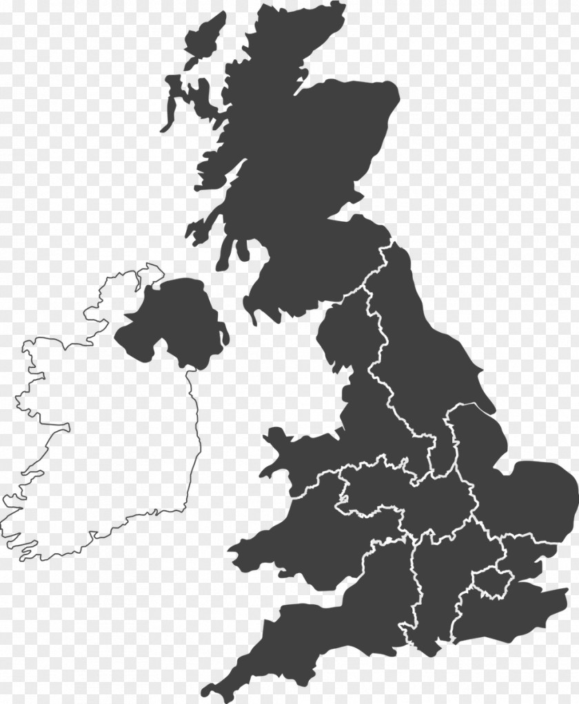 United Kingdom Outline Of The Stock Photography Map PNG