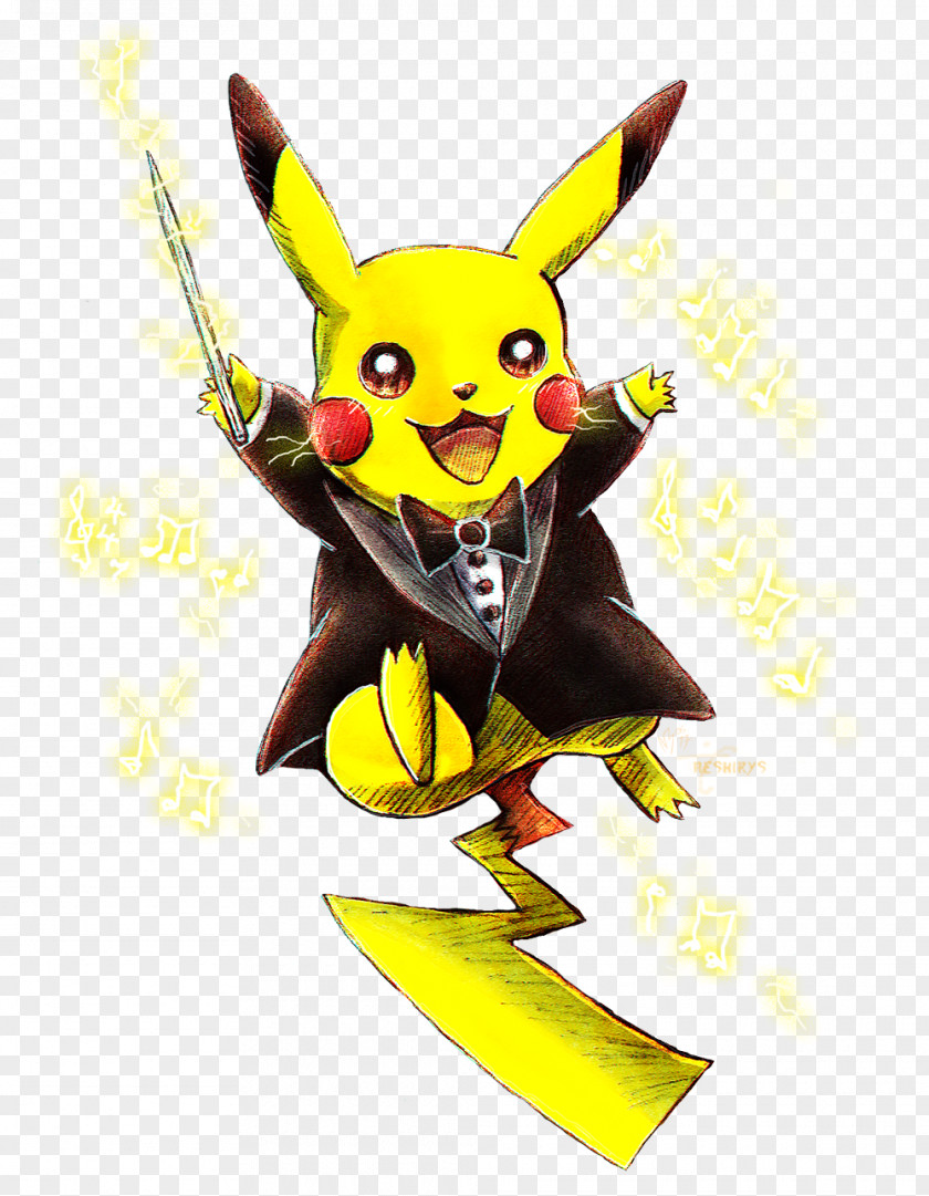 Pikachu Pokémon: Symphonic Evolutions Orchestra Conductor PNG