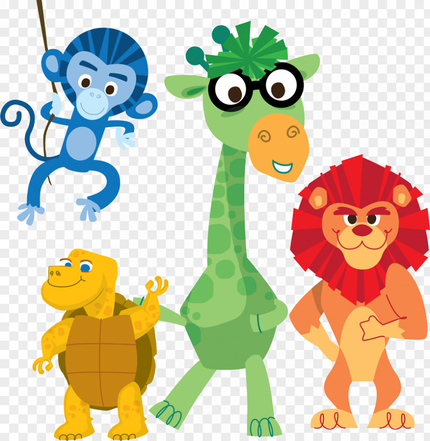 Turtle Mammal Lion Animal Monkey PNG