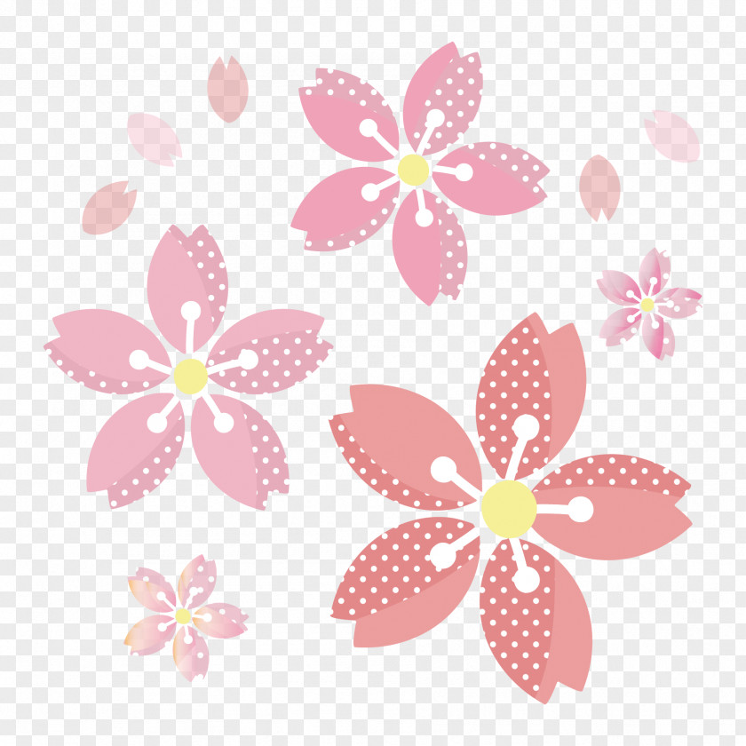 Cherry Blossom Floral Design Book Illustration Hanami PNG