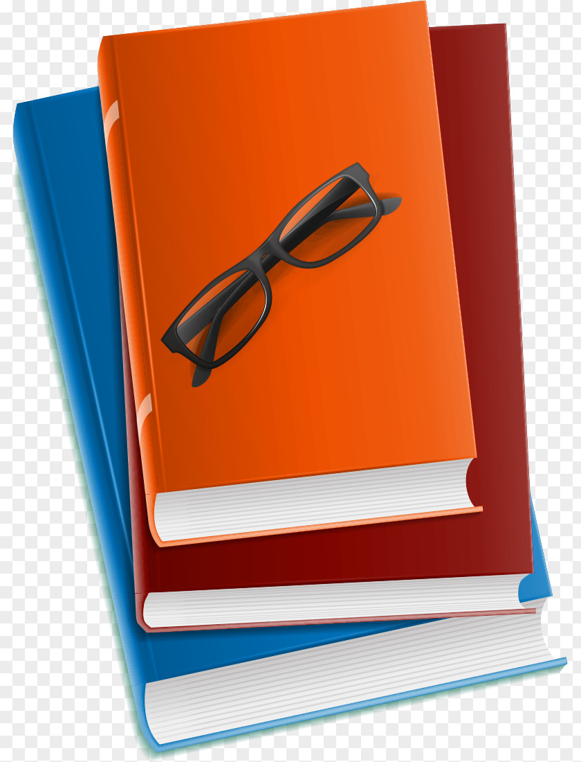 Creative Books Paper Book Glasses PNG