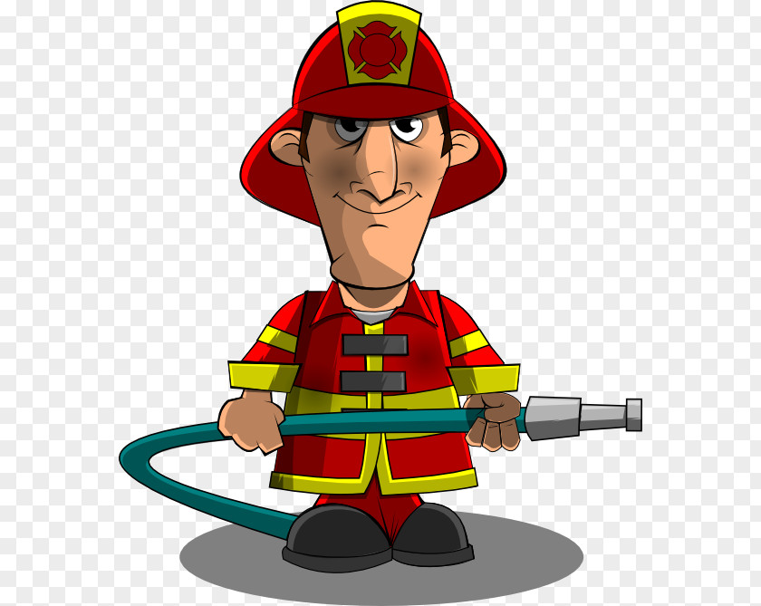 Fireman Firefighter Fire Engine Free Content Clip Art PNG