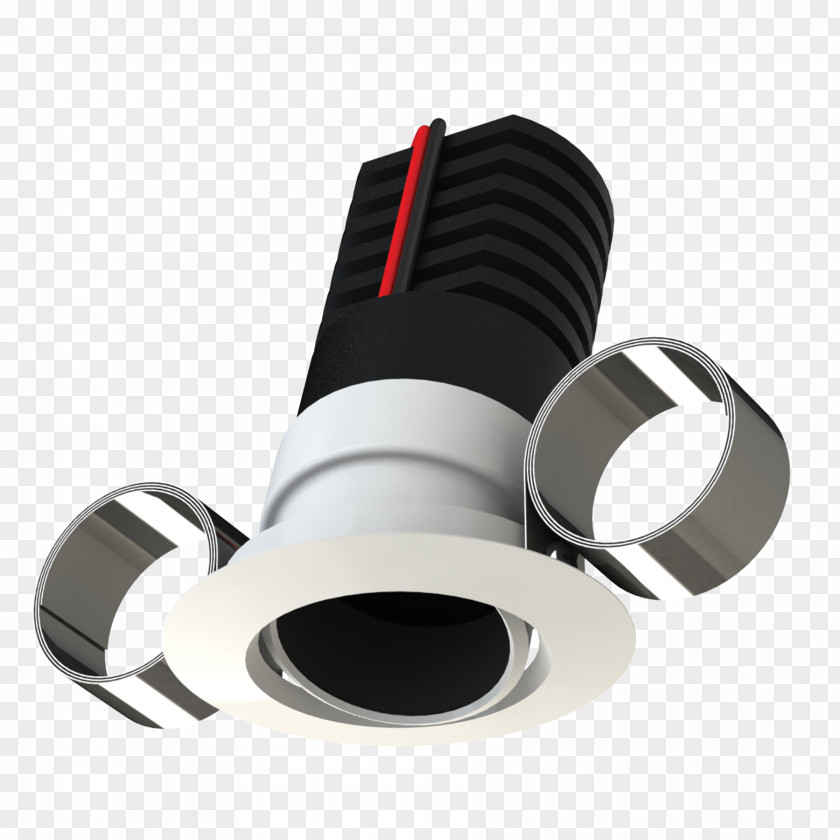 Light Multifaceted Reflector Recessed LED Lamp PNG