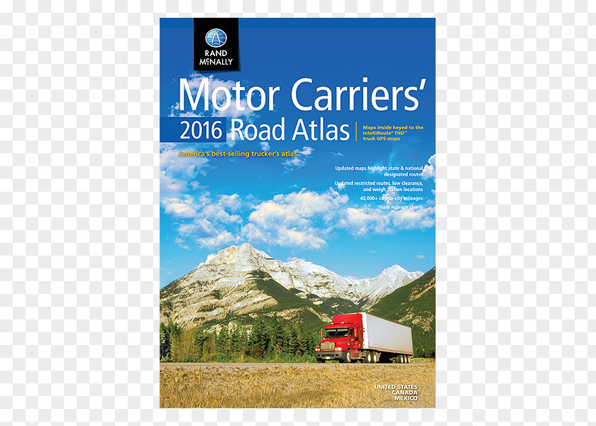 Road Motor Carriers' Atlas Rand McNally 2009 The Large Scale: United States 2016 States: Scale PNG