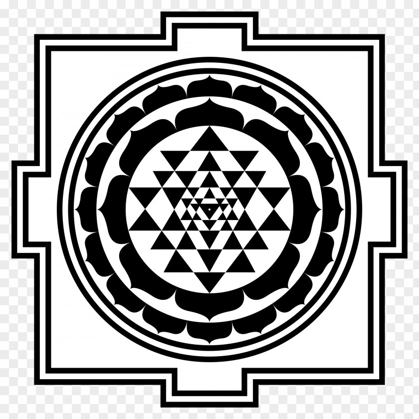 Sri Ganesh Shiva Yantra Symbol Sacred Geometry PNG