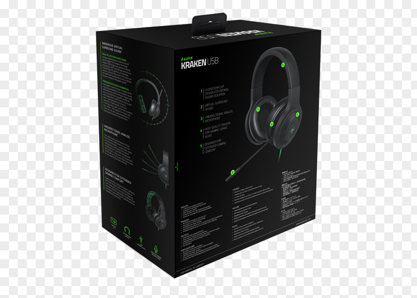 Usb Headset Ps4 Microphone Razer Inc. Headphones Xbox One PNG