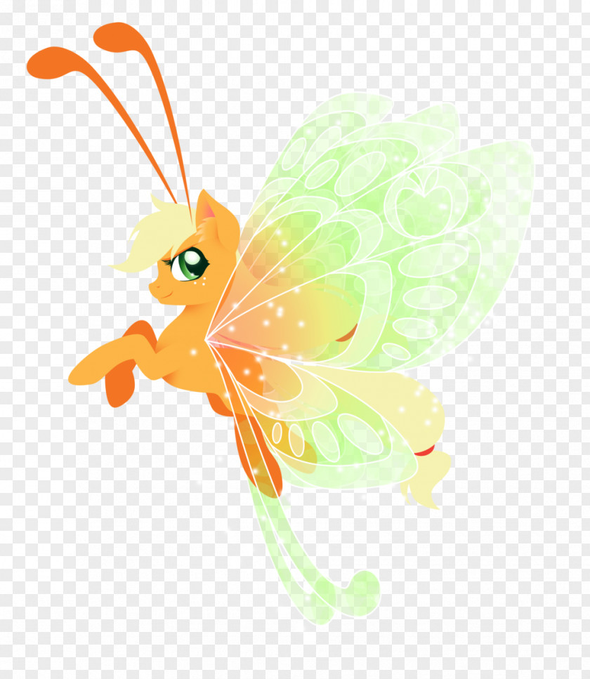 Color Wings My Little Pony: Friendship Is Magic Butterfly Applejack PNG