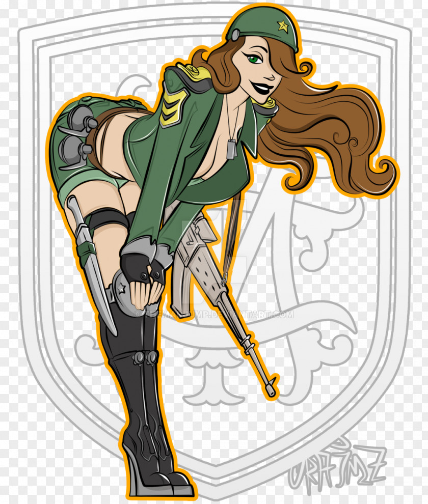 Pin-up Girl Soldier Army Art PNG girl Art, pin up clipart PNG