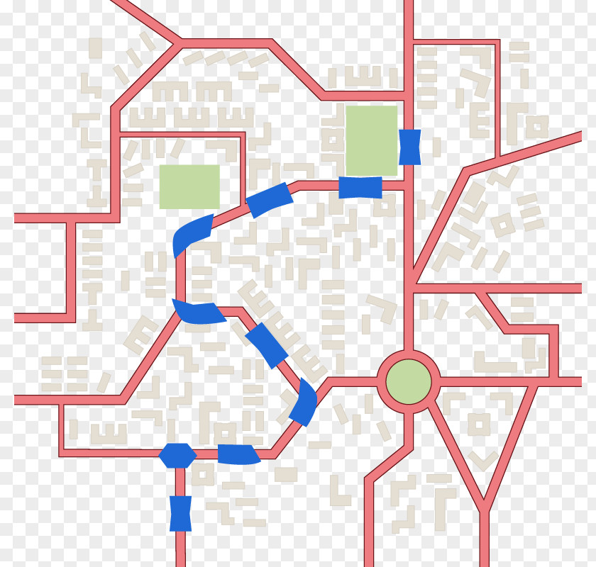 Street Map Vector Diagram PNG