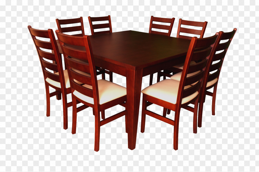 Table Chair Dining Room Furniture Wood PNG