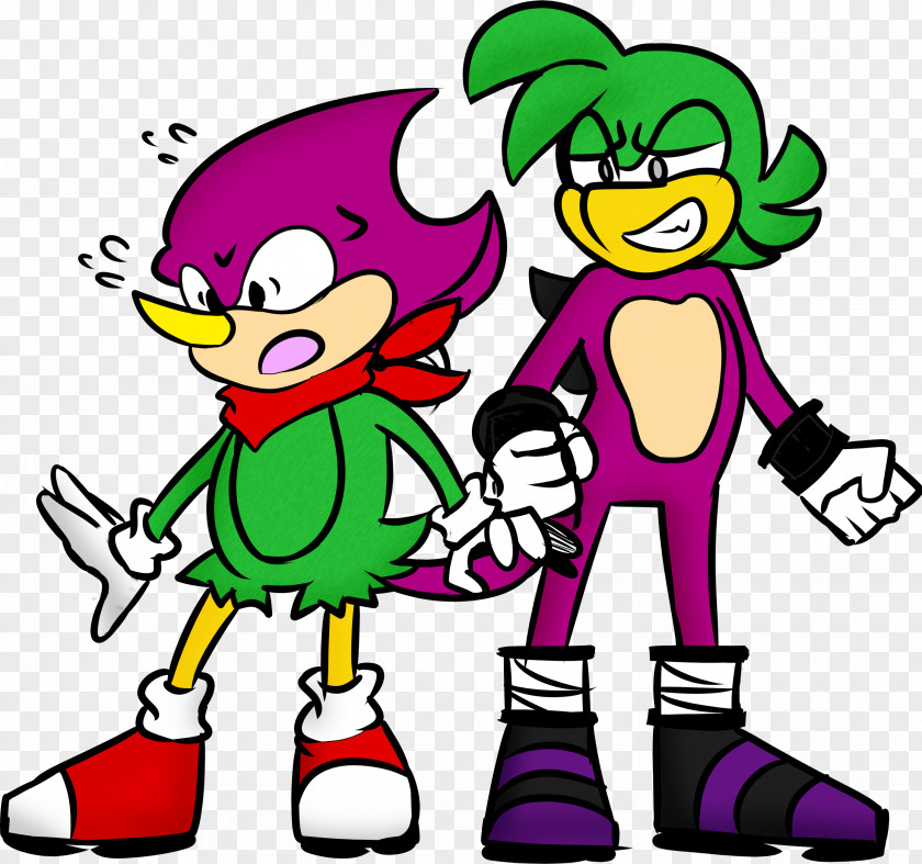 Espio The Chameleon Amy Rose Sonic Hedgehog Unleashed Team PNG