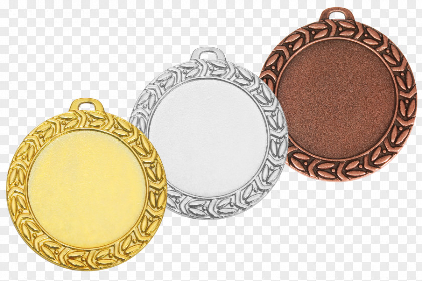 Medal Jewellery Silver Oval PNG