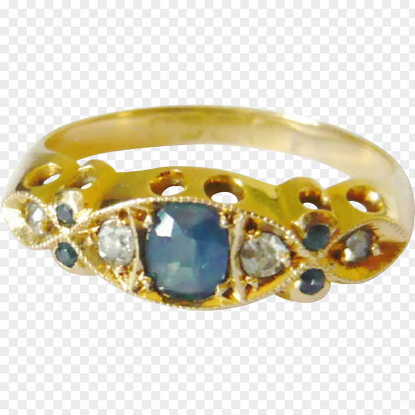 Sapphire Ring Jewellery Gemstone Diamond PNG