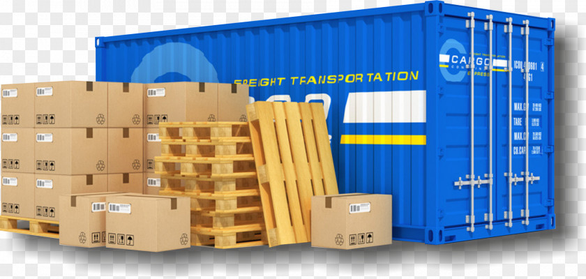 Takeaway Container Freight Transport Pallet Intermodal Cargo Self Storage PNG