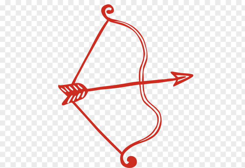 Love Bows Red Valentines Day Arrow Arc PNG