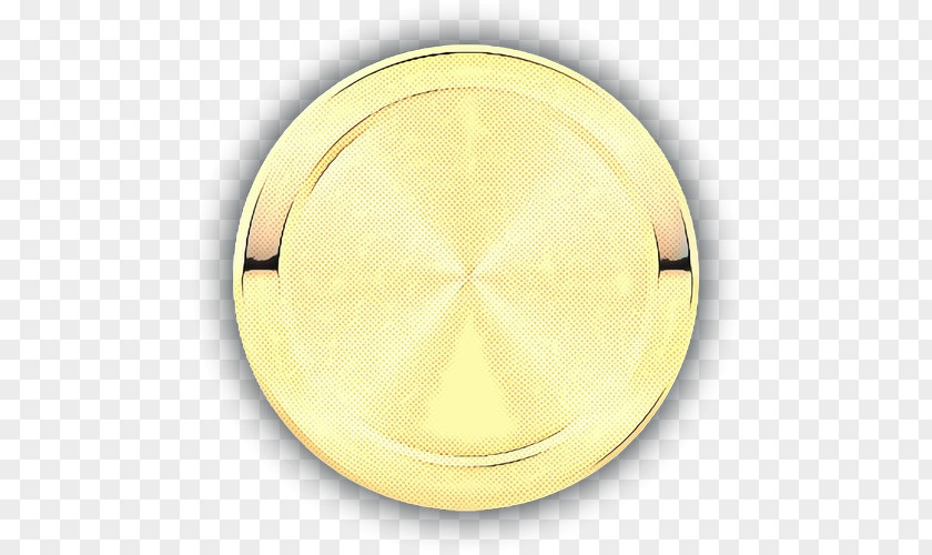 Metal Brass Yellow Circle PNG