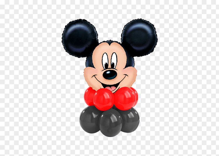 Mickey Mouse Minnie Balloon Flower Bouquet Birthday PNG