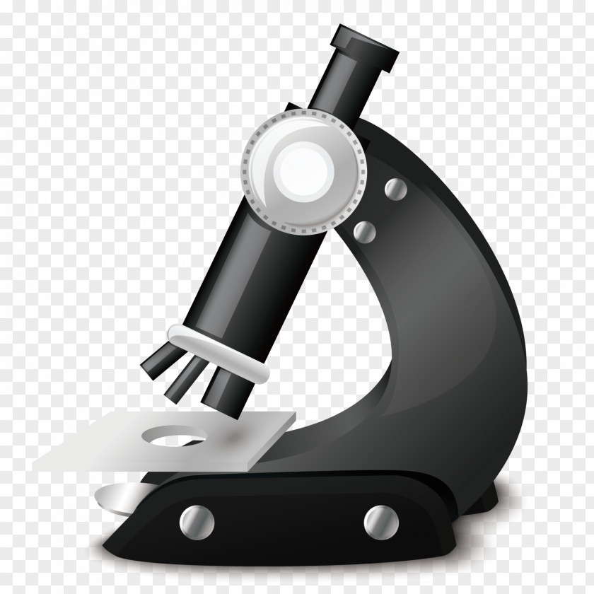 Vector Microscope Laboratory Flask Science Chemistry PNG