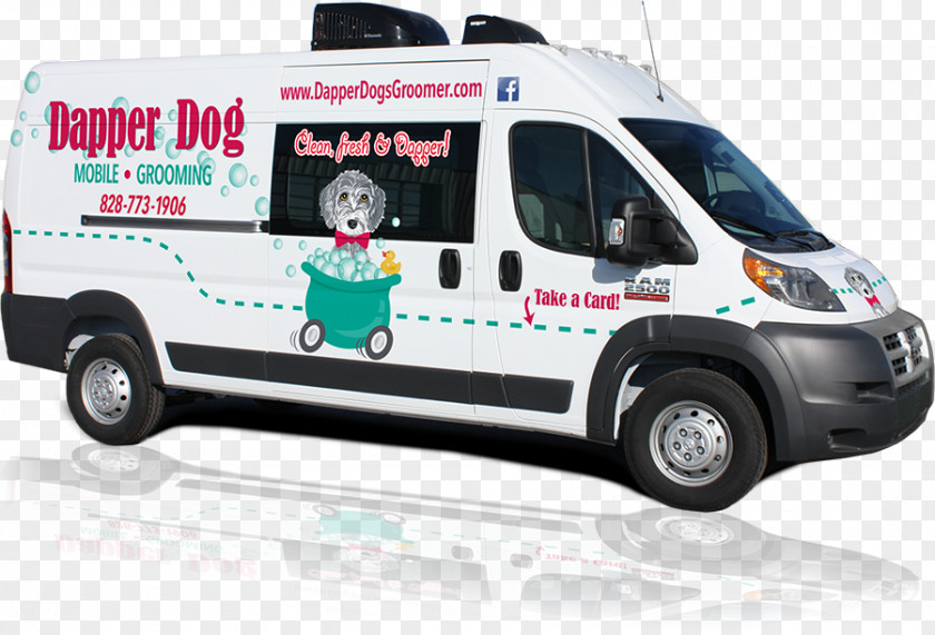 Dog Grooming Van Car Pet PNG