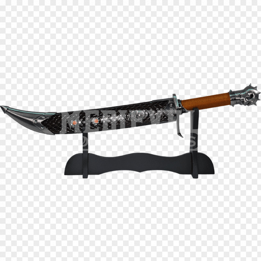 Dragon Skull Knife Blade Sword PNG