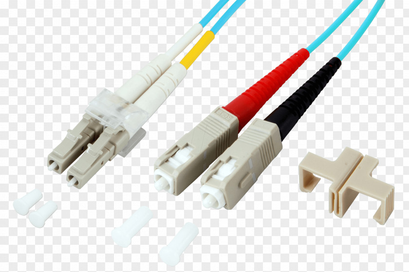 Fiber-optic Network Cables Electrical Connector Optical Fiber Multi-mode PNG
