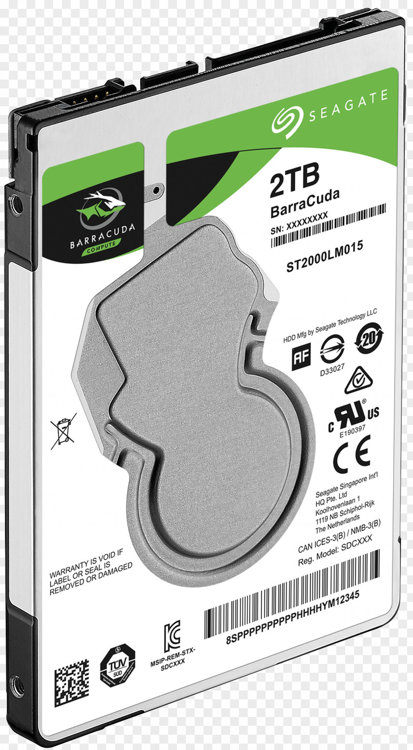 Hard Drives Hybrid Drive Seagate Barracuda Guardian Series BarraCuda SATA HDD Serial ATA PNG