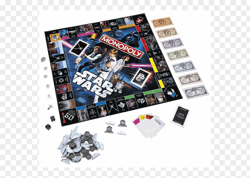 Monopoly Board Star Wars: Wars Hasbro PNG
