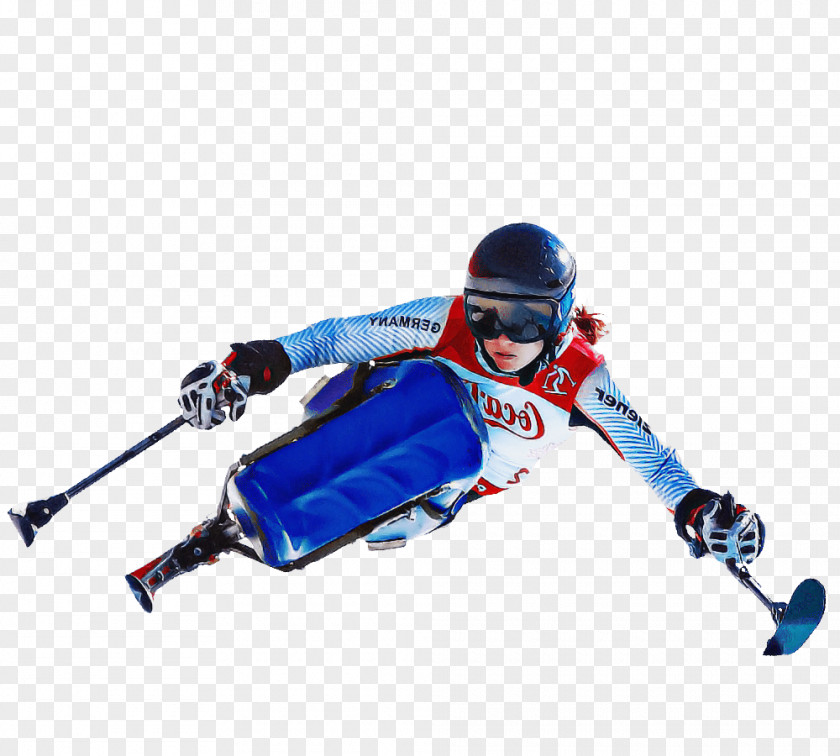 Skier Winter Sport Recreation Sports Equipment Alpine Skiing PNG