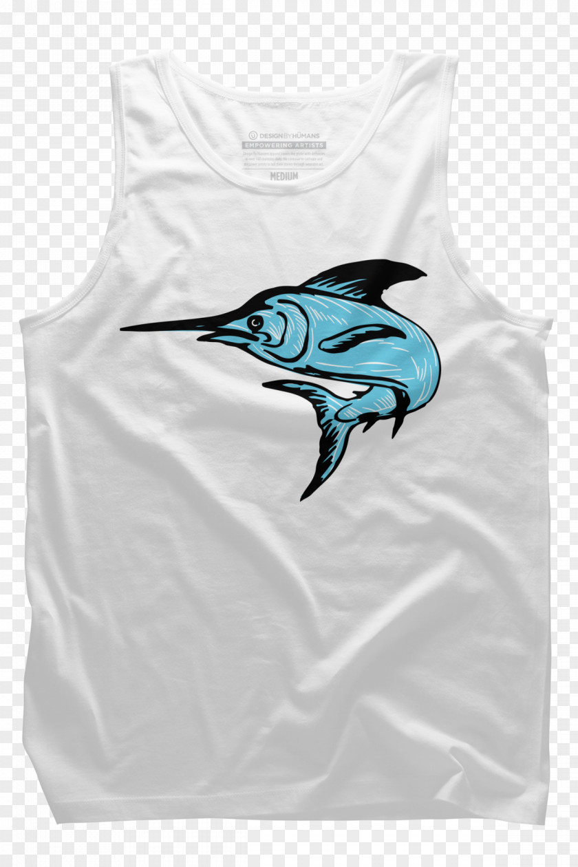 T-shirt Sleeveless Shirt Marlin Fishing Gilets PNG