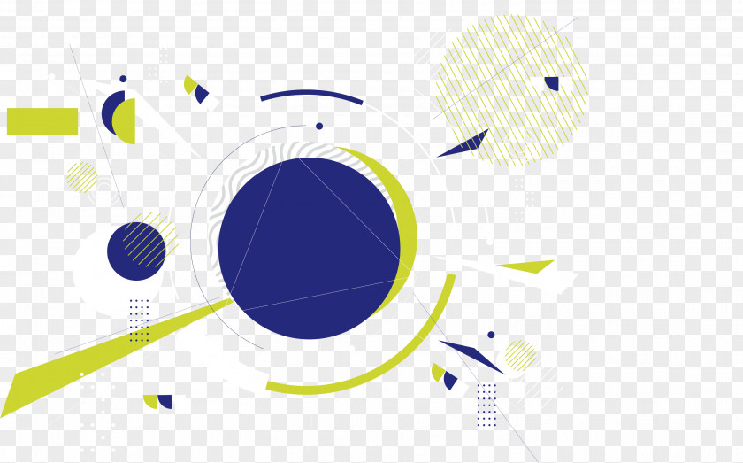 Vector Geometric Planet Poster PNG