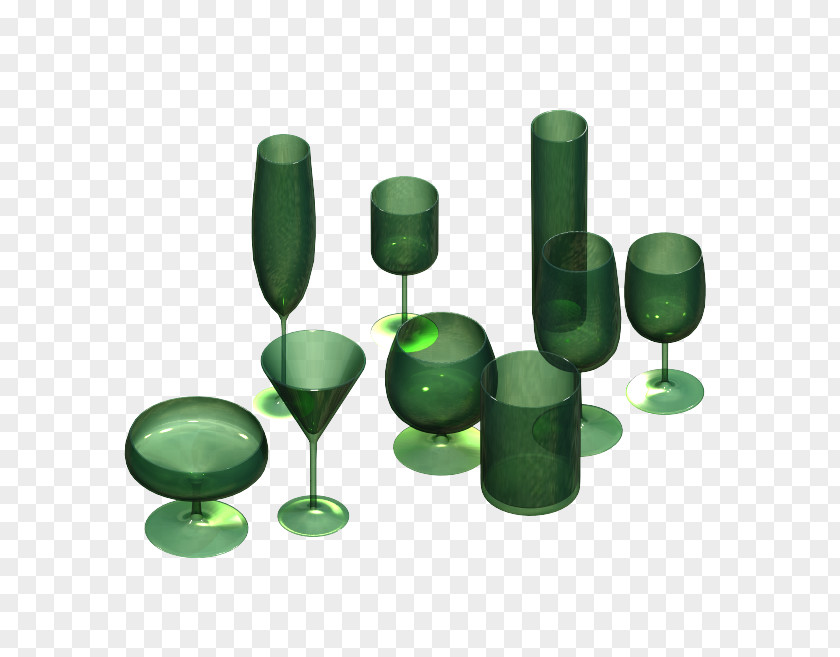 3d Model Home Bottle Glass Plastic Product Design Green PNG