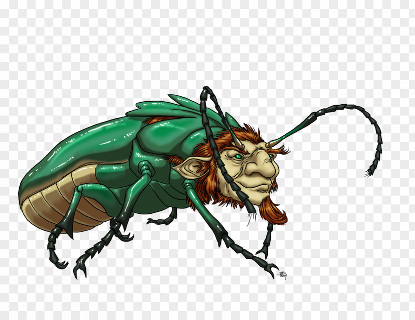 Beetle Dung Weevil Scarab Character PNG