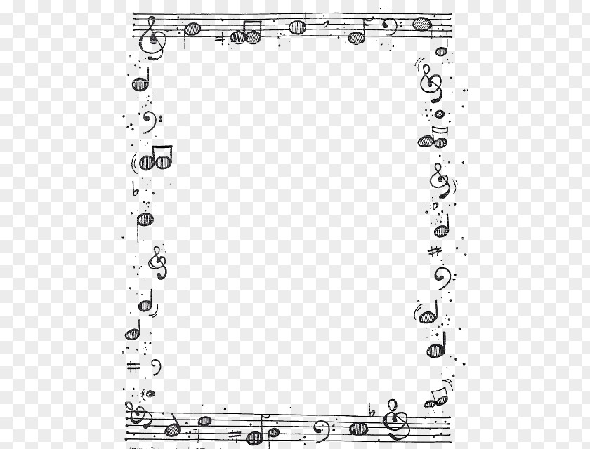 Borders Notes Musical Note Picture Frame Photography PNG