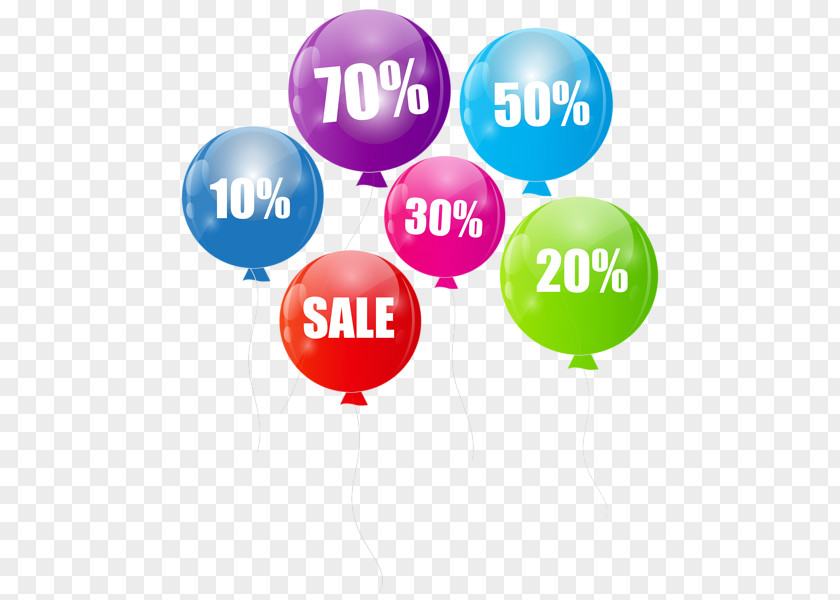 Discounts And Allowances Sales Balloon Clip Art PNG