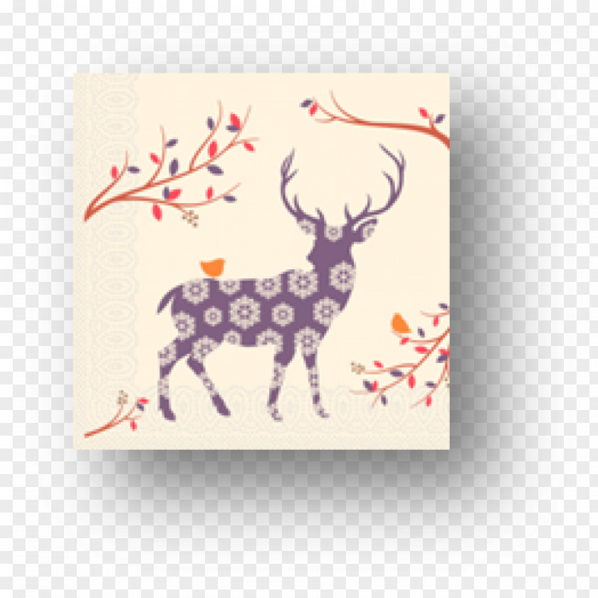 Reindeer Antler Greeting & Note Cards Font Rectangle PNG