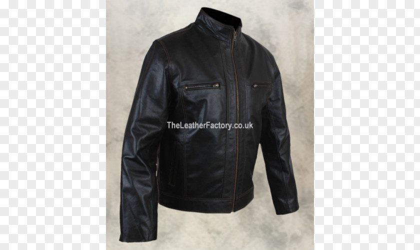Rock Fashion Leather Jacket PNG