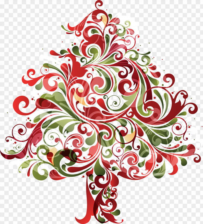 Argan Christmas Tree Clip Art PNG