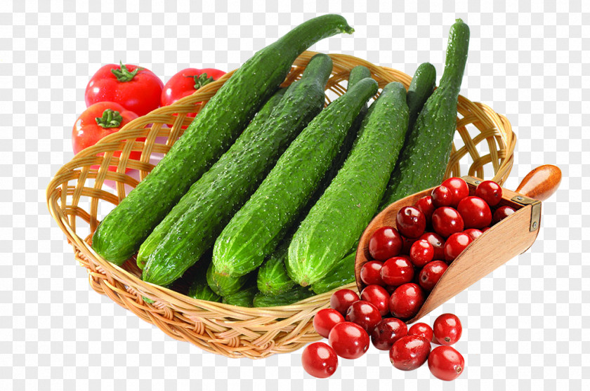 Basket Of Cucumbers And Dates Cucumber Later Zhao Food Vegetable Eating PNG