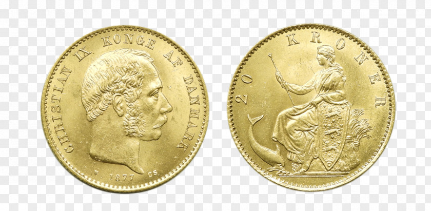 Coin 20-Kronen-Münze Gold 10-Kronen-Münze Danish Krone PNG