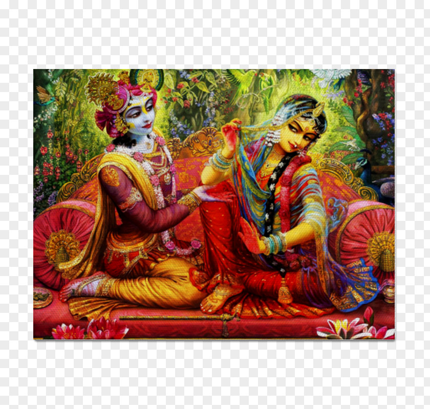 Krishna Radha Holi Lila PNG