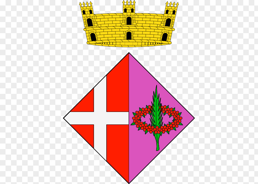 Sant Joan Les Fonts La Palma De Cervelló Coat Of Arms Escutcheon Gules PNG