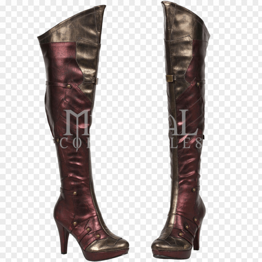 Wonder Woman Knee-high Boot Thigh-high Boots High-heeled Shoe PNG